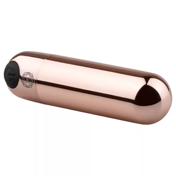 Rosy Gold mini vibrators akumulatora uzlāde rožu zelta krāsa