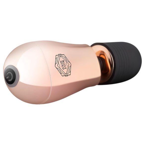 Rosy Gold mini masāžas vibrators ar akumulatoru, rožainā zelta krāsa