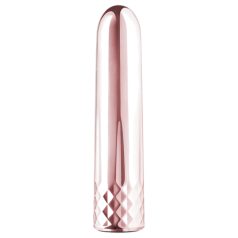 Rosy Gold mini vibrators uzlādējams rožu zelta krāsā