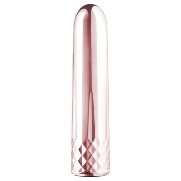 Rosy Gold mini vibrators uzlādējams rožu zelta krāsā