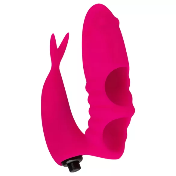 Easytoys pirkstu vibrators 2in1 rozā