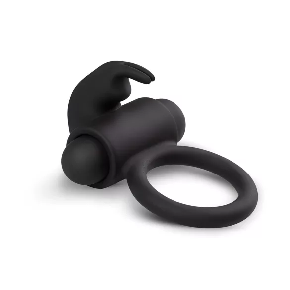 EasyToys Bunny - vibrējošs dzimumlocekļa gredzens melns
