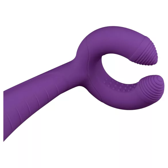 Easytoys pāra vibrators uzlādējams ūdensizturīgs violets