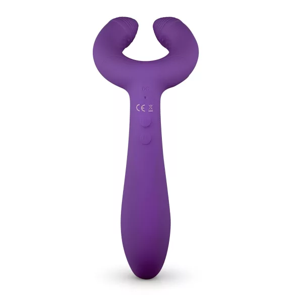Easytoys pāra vibrators uzlādējams ūdensizturīgs violets
