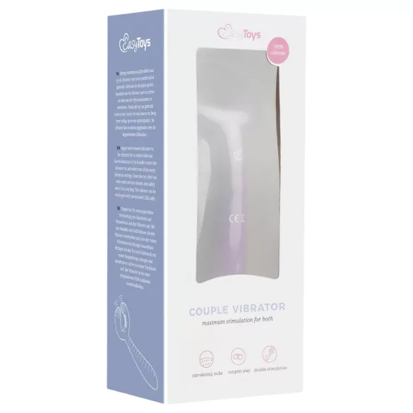 Easytoys pāra vibrators uzlādējams ūdensizturīgs violets