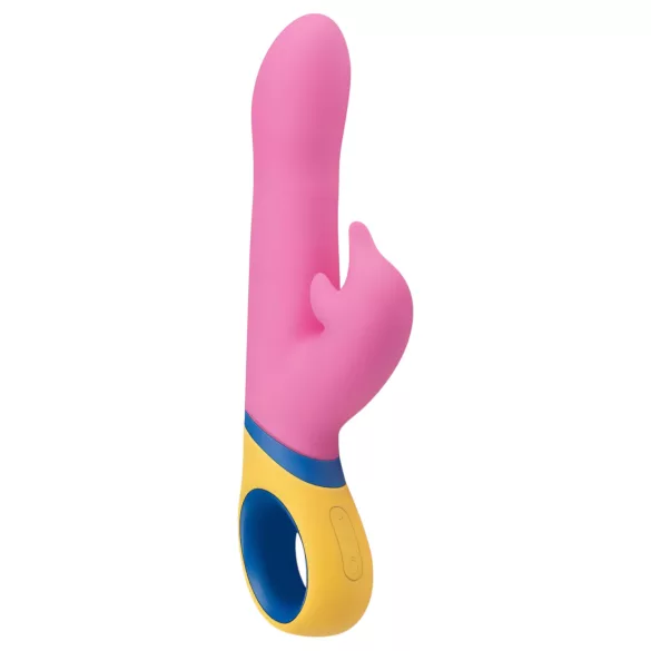 PMV20 rotējošs vibrators ar klitora stimulatoru rozā