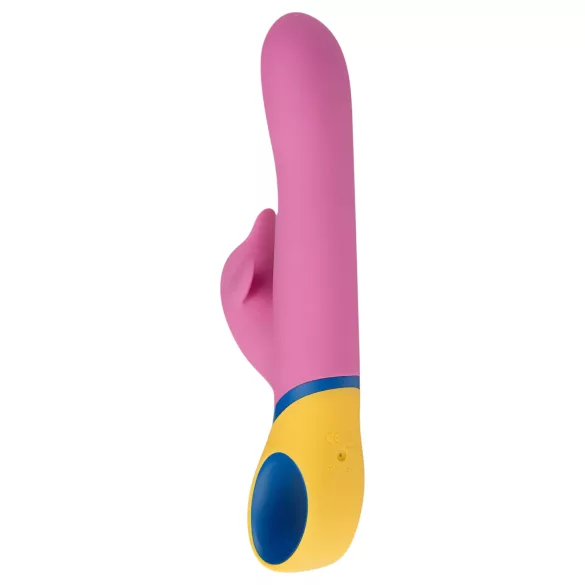 PMV20 rotējošs vibrators ar klitora stimulatoru rozā