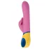 PMV20 rotējošs vibrators ar klitora stimulatoru rozā