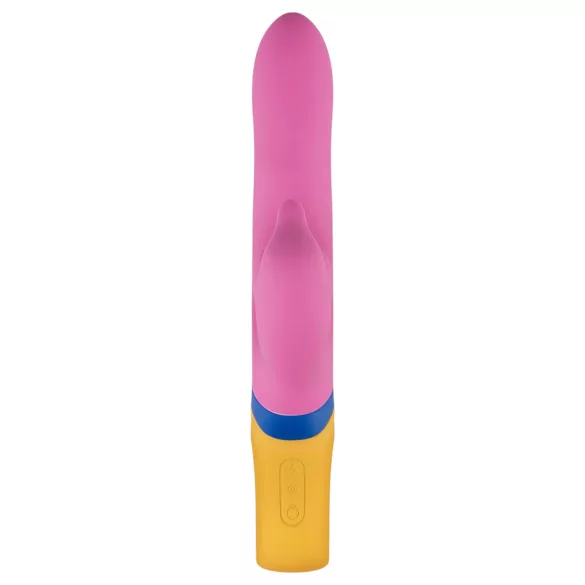 PMV20 rotējošs vibrators ar klitora stimulatoru rozā