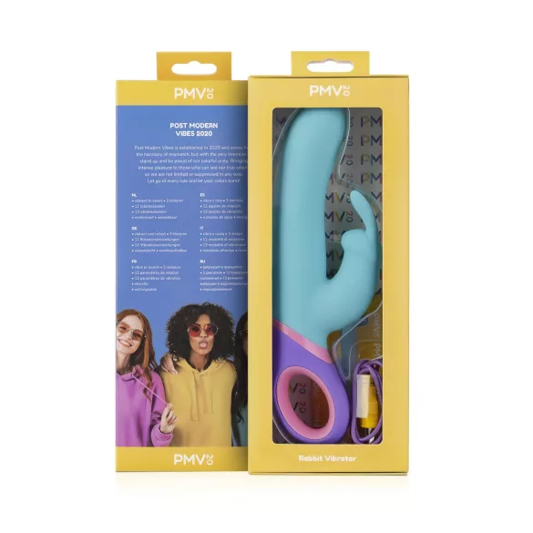 PMV20 Meta Rabbit - vibrators ar rotējošu un klitora stimulāciju, zaļš