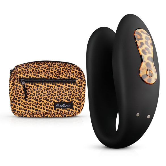 Panthra Zuna - uzlādējams, ūdensizturīgs pāra vibrators (leopards-melns)
