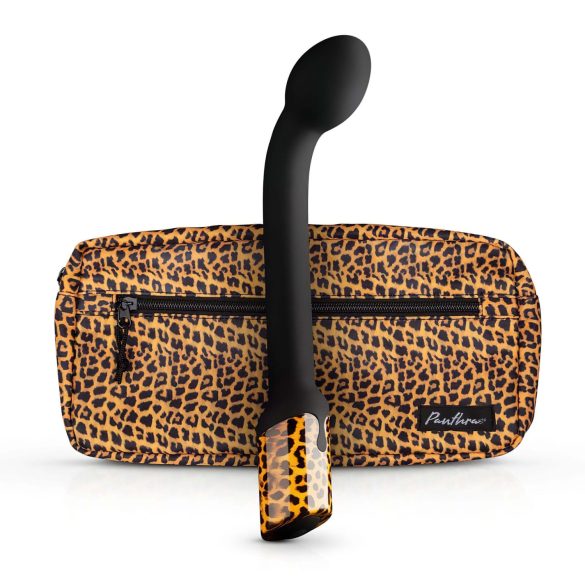 Panthra Nila - uzlādējams, ūdensizturīgs G-punkta vibrators (leoparda-melns)