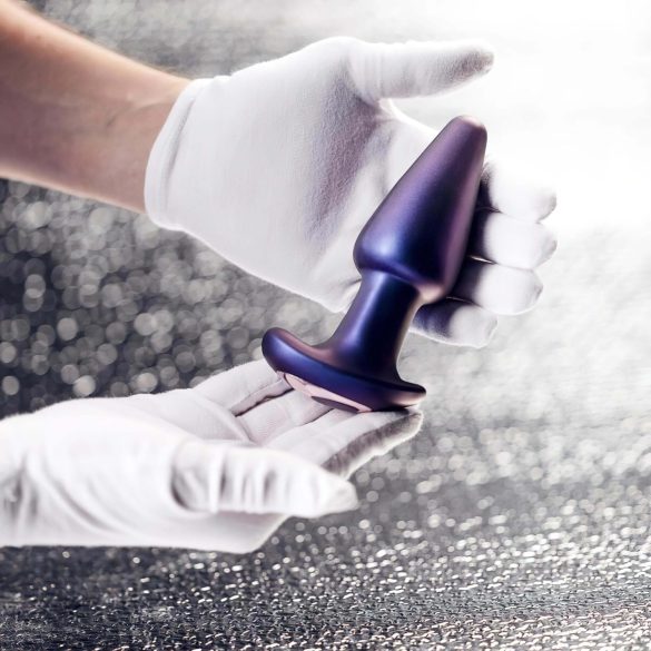 Hueman Meteoroid - anālais vibrators ar pulti un rotējošām pērlītēm, violets