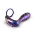 Hueman anālais vibrators ar tālvadību un dzimumlocekļa gredzenu, violets