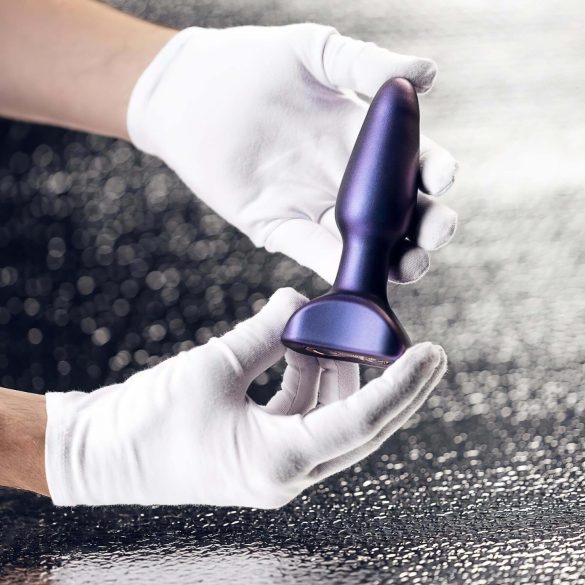 Hueman Space Force - anālais vibrators ar stūmēju, ūdensizturīgs, violets