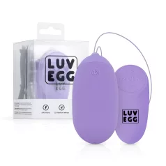  LUV EGG XL - vibrējošā olveida rotaļlieta ar tālvadību, uzlādējama, violeta