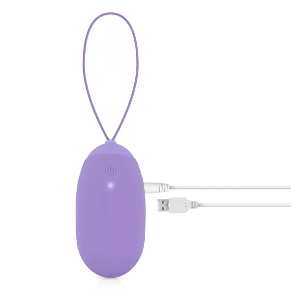 LUV EGG XL - vibrējošā olveida rotaļlieta ar tālvadību, uzlādējama, violeta