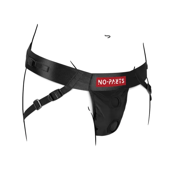 No-Parts Taylor - strap-on siksna dubultais O-gredzens S-L