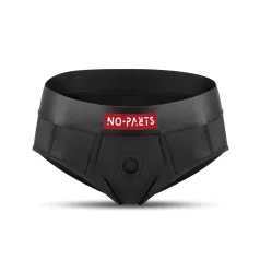   No-Parts Robin - valkājamās biksītes ar strap-on, melnas, M izmērs