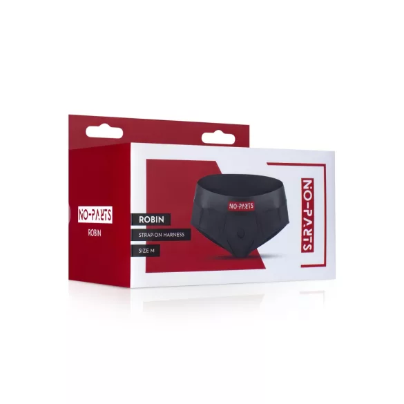 No-Parts Robin - strap-on apakšveļa melna L