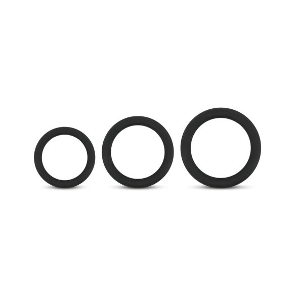 Easytoys Explore Ring - dzimumlocekļa gredzenu komplekts - 3 gab. (melns)