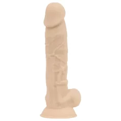   Real Fantasy Ashton - dildo ar sēkliniekiem reālistisks 20,5cm naturāls