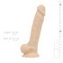 Real Fantasy Conrad - piesūcekņa vibrators - 20cm (dabīgs)