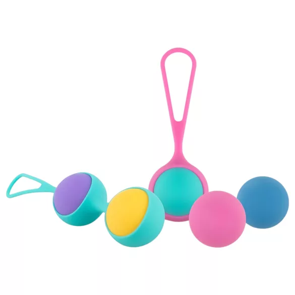 PMV20 Vita - kegel bumbiņu komplekts maināms, krāsains
