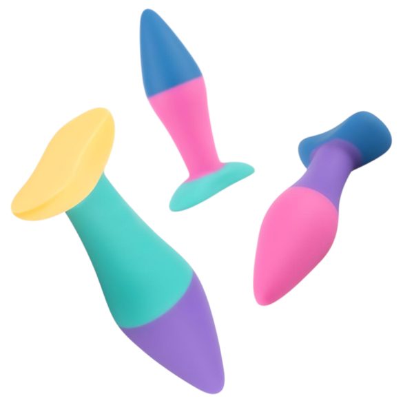 PMV20 Koda - anālo aizbāžņu komplekts krāsains