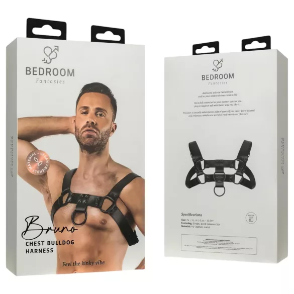 Bedroom Fantasies Bruno - sieviešu erotiskā augšdaļa melna S-XL
