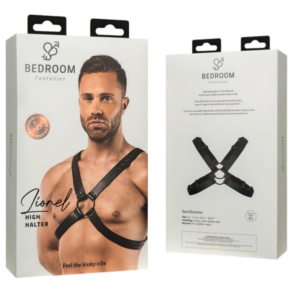 Bedroom Fantasies Lionel - sieviešu ķermeņa tīkliņš melns S-XL