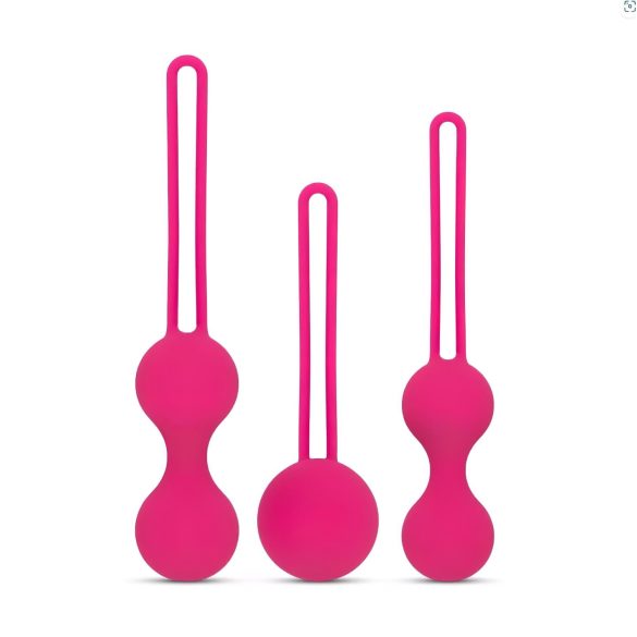 Easytoys Mīlestības bumbiņas - 3 gabalu komplekts (rozā)