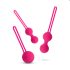 Easytoys Mīlestības bumbiņas - 3 gabalu komplekts (rozā)