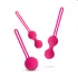 Easytoys geišas bumbiņu komplekts 3 gab rozā