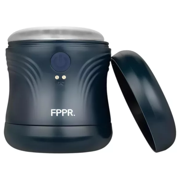 FPPR. - vīriešu masturbators ar vibrāciju, divpusējs, zils, uzlādējams