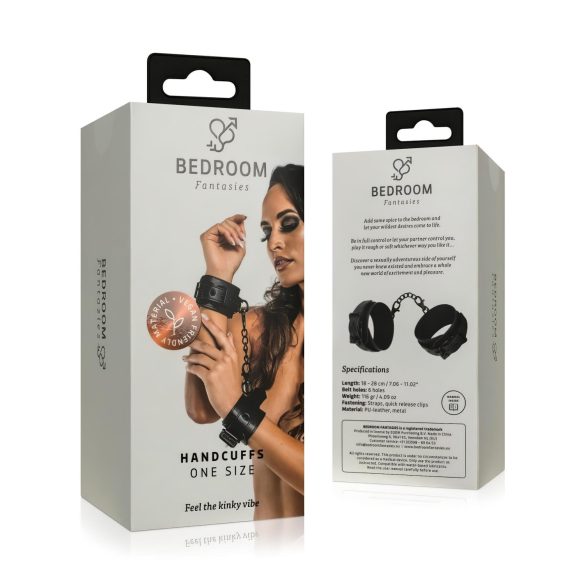 Bedroom Fantasies - roku dzelži ar ķēdi melni