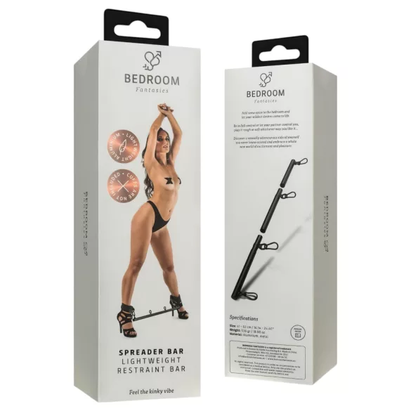 Bedroom Fantasies - regulējams izkliedēšanas stienis melns
