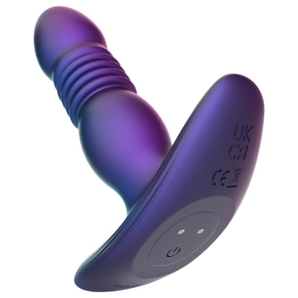 Hueman Supernova - anālais vibrators ar stumjošu funkciju violets
