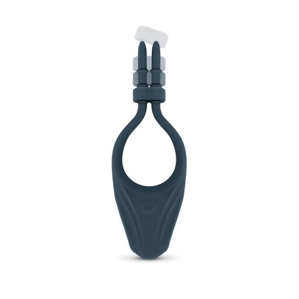 Boners - vibrējošs regulējams erekcijas gredzens zils