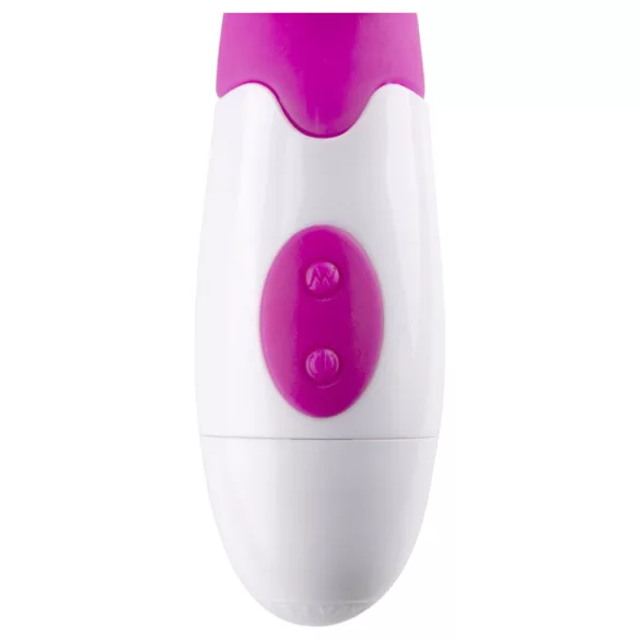 Easytoys Lily 2.0 - uzlādējams vibrators ar klitora stimulatoru rozā