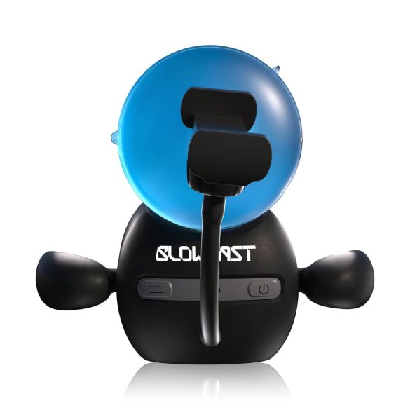 BLOWCAST Wingman Pro - automātiska masturbators zilā-melnā krāsā