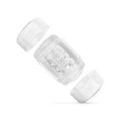   FPPR. - divpusējs masturbators ar maksts un mutes atveri caurspīdīgs