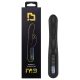 BLAQ - digitāls, zaķīša dizaina klitora vibrators (melns)