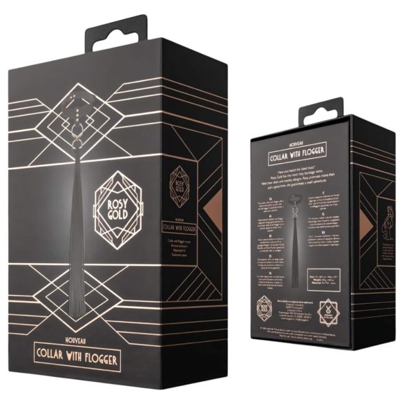Rosy Gold - kakla siksna un pletne melna