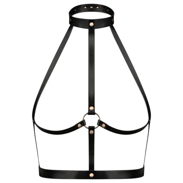 Rosy Gold - ķermeņa hāness melns/rozā zelts