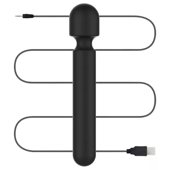 BLAQ - digitālais masāžas vibrators liels melns