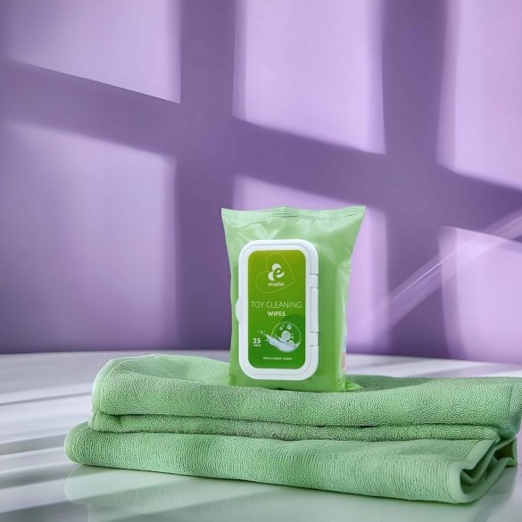 EasyGlide - seksa rotaļlietu tīrāmās salvetes 25 gab