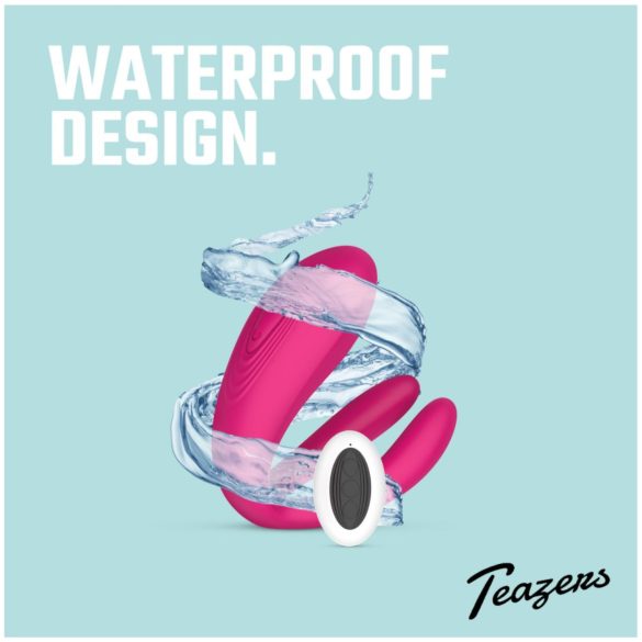 Teazers - pāra vibrators ar 3 motoriem rozā