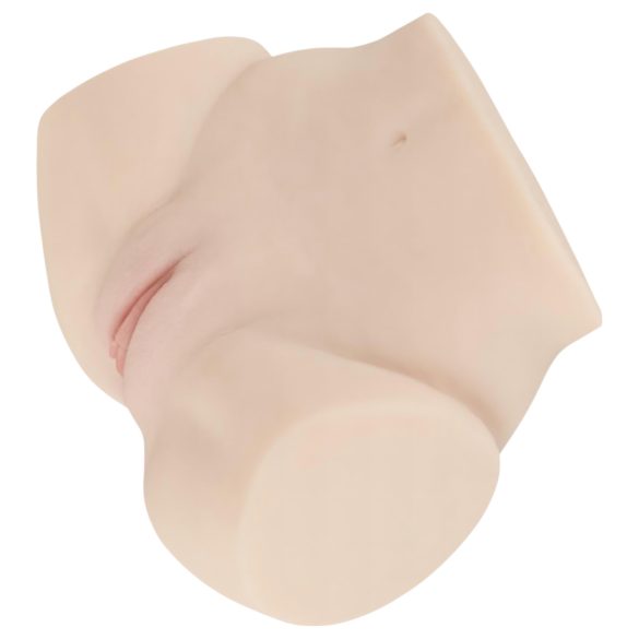 FWB - vīriešu masturbators ar vibrāciju, realistisks torss, dabiska krāsa