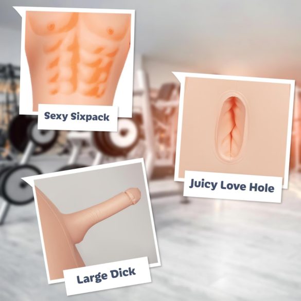 AirDoll David Blowme - piepūšams gumijas vīrietis dabīgā krāsā